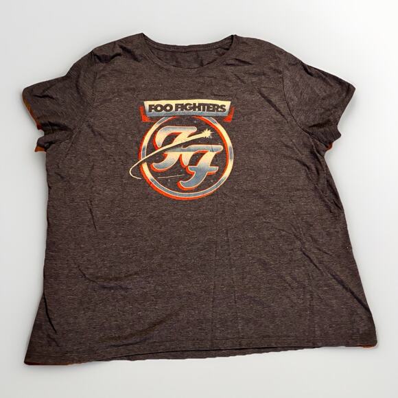 Foo Fighters Women’s 2XL Graphic Band T-Shirt Gray - Picture 1 of 4
